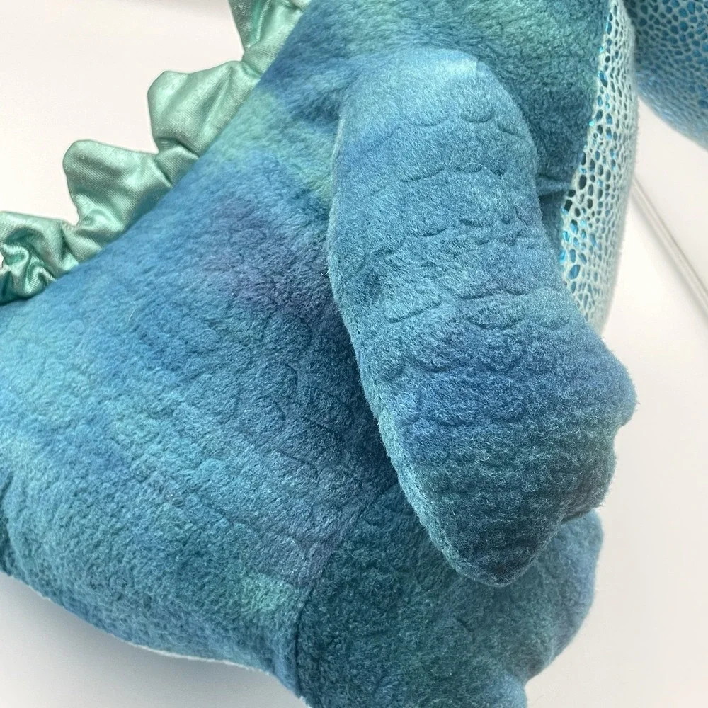Dan Dee Dinosaur Plush‎ Stuffed Animal Blue 14